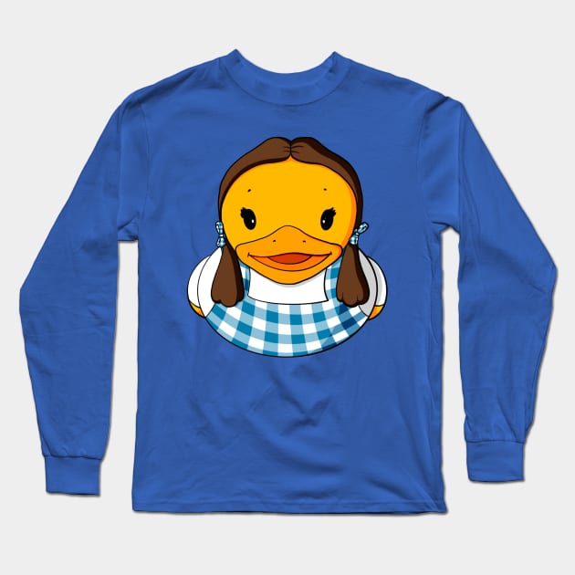 Dorothy Rubber Duck Long Sleeve T-Shirt by Alisha Ober Designs